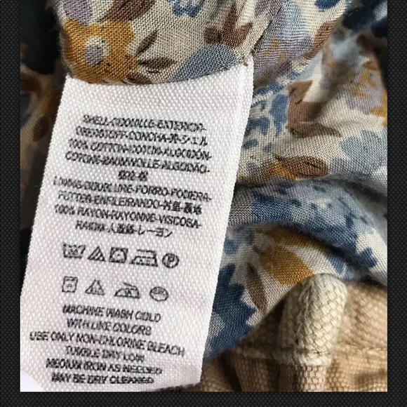 FREE PEOPLE Jacket Canvas Tipped Car Coat Brown - Picture 8 of 8